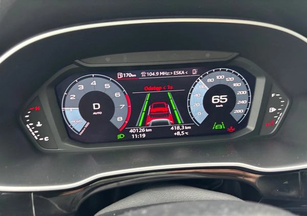 Audi Q3 cena 119999 przebieg: 40102, rok produkcji 2022 z Nysa małe 191